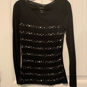 Long sleeve INC shirt.